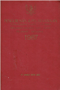 Pengurusan dan Pelaksanaan Tunjangan Hari Tua Bagi PNS dan Pejabat Negara 1987