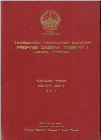 Peraturan Gubernur Jawa Tengah Nomor 33 Tahun 2013 Tanggal 11 Juni 2013 Tentang Standardisasi Biaya Kegiatan dan Honorarium Biaya pemeliharaan dan Standardisasi Harga Pengadaan Barang/Jasa kebutuhan Pemerintah Provinsi Jawa Tengah Tahun 2014 (Buku II)