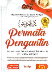 Permata Pengantin Menggapai Pernikahan Barakah & Keluarga Sakinah (Hc)