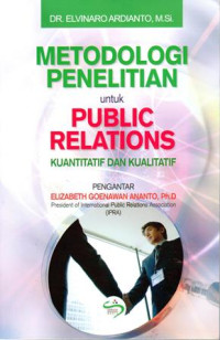 Metodologi Penelitian Untuk Public Relations