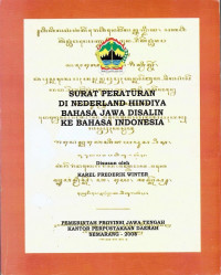 Surat Peraturan di Nederland Hindiya Bahasa Jawa Disalin Ke Bahasa Indonesia