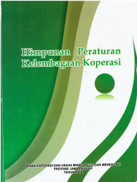 Himpunan Peraturan Kelembagaan Koperasi