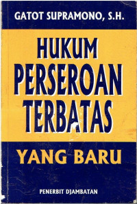 Hukum Perseroan Terbatas Yang Baru