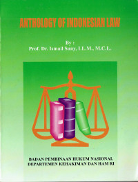 Anthology Of Indonesiaan Law