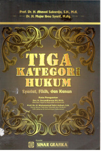 Tiga Kategori Hukum (Syariat, Fikih dan Kanun)