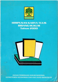 Himpuan Karya Tulis Bidang Hukum Tahun 2000