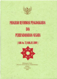 Program Reformasi Pengangaran dan Perbendaharaan Negara (KMK No.72/KMK.05/2009)
