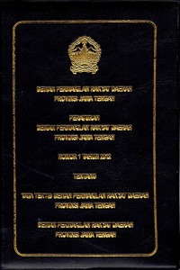 Peraturan Dewan Perwakilan Rakyat Daerah Provinsi Jawa Tengah Nomor 1 Tahun 2012 Tentang Tata Tertib Dewan Perwakilan Rakyat Daerah Provinsi Jawa Tengah