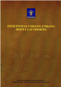 Efektivitas Undang-Undang Money Laundering