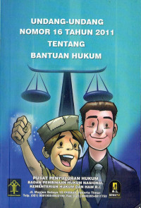 Undang-Undang Nomor 16 Tahun 2011 Tentang Bantuan Hukum