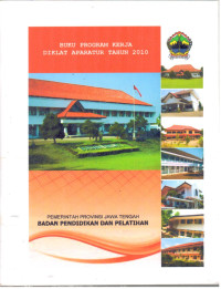 Buku Program Kerja Diklat Aparatur Tahun 2010