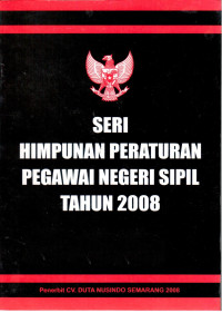 Peraturan Pemerintah Republik Indonesia Nomor : 53 Tahun 2010 tentang Disiplin Pegawai negeri Sipil
Dilengkapi : 
- Izin Perkawinan dan Perceraian pegawai Negeri Sipil
- Pemberhentian Pengangkatan Pemindahan Pegawai Negeri Sipil
- Peraturan Pmerintah Republik Indonesia tentang Administrasi Prajurit Tentara Nasional Indonesia
