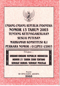 Undang-Undang Republik Indonesia Nomor 5 Tahun 2014 Tentang Aparatur Sipil Negara & Surat Kepala Badan Kepegawaian Negara Nomor : K.26-30/V.7-3/99 Tentang Batas Usia Pensiun Pegawai Negeri Sipil
Dilengkapi :
Pedoman Penyusunan Standar Kompetensi Manajerial Pegawai Negeri Sipil & Pedoman Perumusan Standar Kompetensi Teknis Pegawai Negeri Sipil