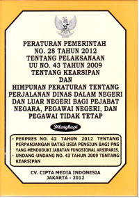 Pedoman Pengurusan, Pertanggungjawaban Keuangan Daerah serta Tata Cara Pengawasan, Penyusunan dan Perhitungan APBD (Keputusan Mendagri RI Nomor 29 Tahun 2002)
Dilengkapi: 
Kebijakan Stategi Pemerintah Dibidang Keuangan Daerah sesuai Amanat Undang-Undang Republik Indonesia Nomor 22 dan Nomor 25 Tahun 1999