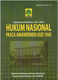 Hukum Nasional Pasca Amandemen UUD 1945