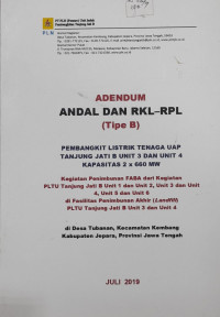 Adendum Andal dan RKL-RPL (Tipe B)